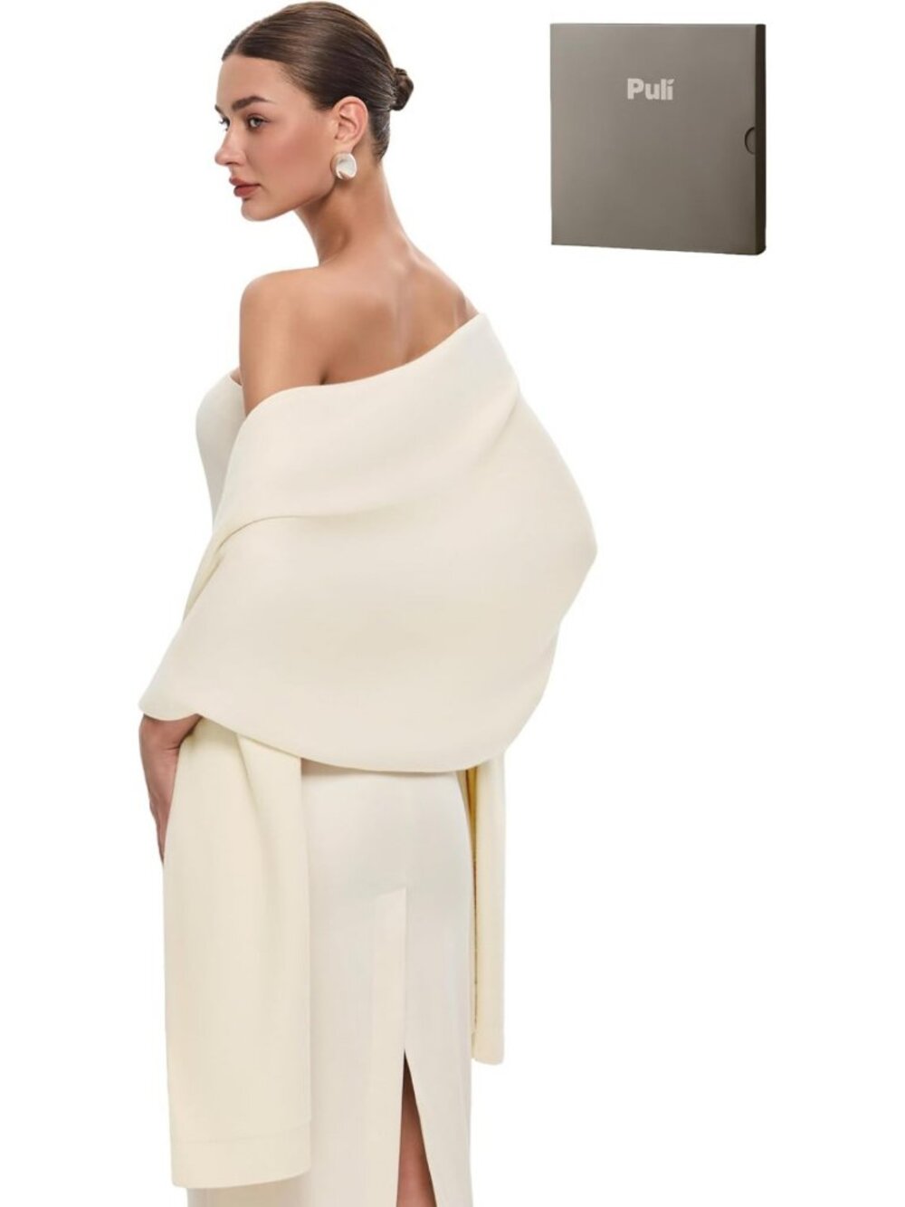 Elegant Women's Pashmina Shawl Wrap - Large Evening Scarf for Weddings & Winter